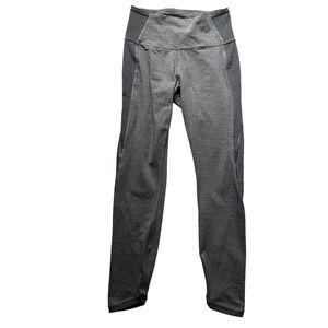 Lululemon | Grey Featherlight Tight Leggings Athletic Pants Women's Size 6
